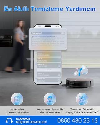 Ecovacs Deebot X11 Pro Omni zwarte schoonmaakrobot