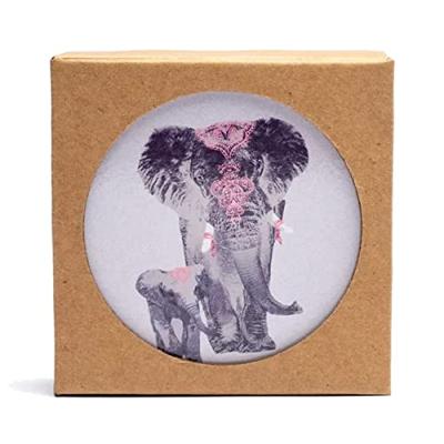 Olifant onderzetters (set van 6)