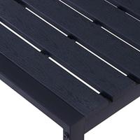 VidaXL Tuinbank 180 cm ps-plaat zwart - thumbnail