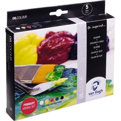 Van Gogh olieverf primaire mengset, 5x40ml Van Gogh olieverf primaire mengset, 5x40ml