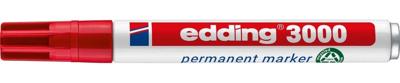 Edding Permanentmarker | rood | streepbreedte 1,5-3 mm ronde punt | 10 stuks - 4-3000002 Edding Permanentmarker | rood | streepbreedte 1,5-3 mm ronde punt | 10 stuks - 4-3000002