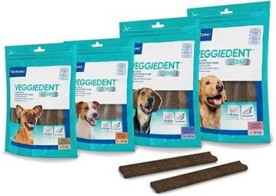 VIBRAC Veggiedent Fresh - traktatie voor hond - XS - 114 g