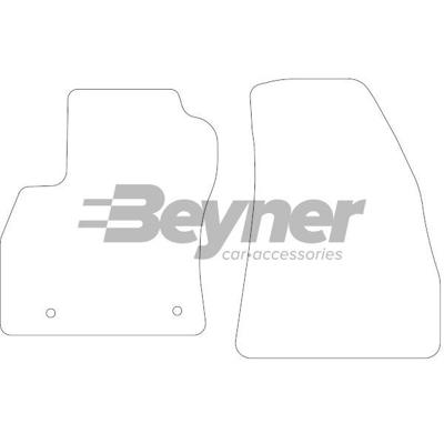 Velours Automatten passend voor Citroen Nemo 2008- 2-delig HL1093502