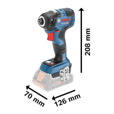 Bosch Professional GSR 18V-55 Accuboormachine + GDR 18V-200 Slagschroevendraaier 18V 4.0AH in L-Case - 06019J2108 - thumbnail