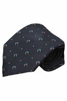 Alberto Vincelli Grijze zijden stropdas Bergamo 01 - thumbnail