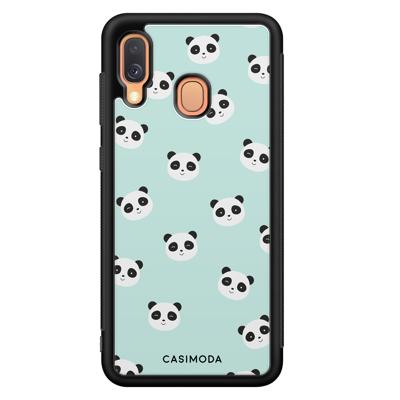 Samsung Galaxy A40 hoesje - Panda print