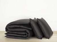 De Witte Lietaer De Witte Lietear dekbedovertrek Olivia Ebony 240x200/220 - thumbnail