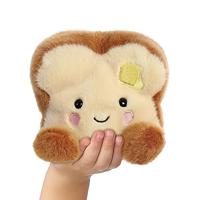 Palm Pals Toast met boter knuffeltje - 13 cm - thumbnail