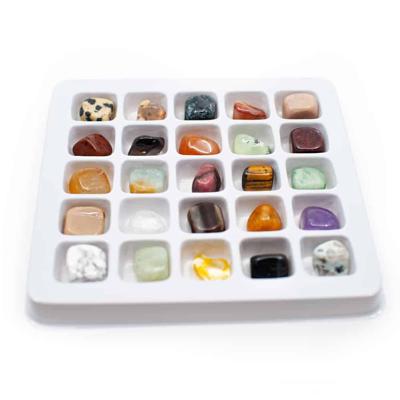 Geschenkdoos met 25 Diverse Edelstenen Geschenkdoos met 25 Diverse Edelstenen