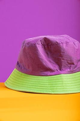 Vissershoed Colorblock Paars/Groen - thumbnail