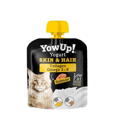 Kattenvoer YowUp Skin & Hair Zalm 10 Stuks