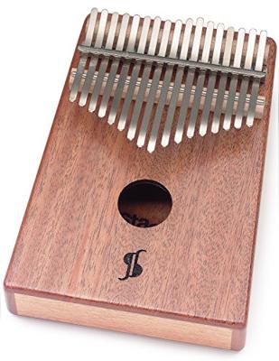 Stagg 17 Keys Professional Kalimba Mahogany Natural met hoesje