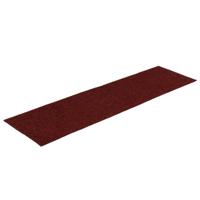 VidaXL 15 st trapmatten zelfklevend rechthoekig 76x20 cm rood - thumbnail