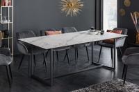 Design eettafel SYMBIOSE 200cm marmer wit keramiek gemaakt in Italie - 41088 - thumbnail