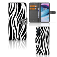 OnePlus Nord CE 5G | Telefoonhoesje | Met pasjeshouder | Zebra - thumbnail