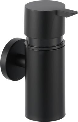 Saqu Nemo zeepdispenser 5,5x9,8x14cm zwart Saqu Nemo zeepdispenser 5,5x9,8x14cm zwart