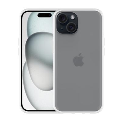 Just in Case Soft TPU Case voor Apple iPhone 15 Telefoonhoesje Transparant - thumbnail