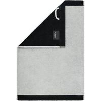 Cawö Cawo Lifestyle Splash Doubleface 7071 Gastendoekje 30x50 platin/schwarz - thumbnail