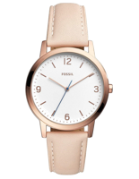 Horlogeband Fossil FS5430 Leder Roze 20mm - thumbnail