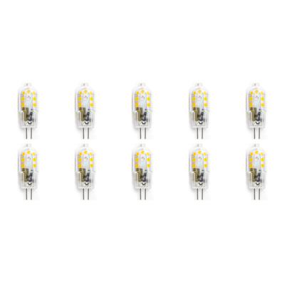 LED Lamp 10 Pack - Aigi - G4 Fitting - 2W - Warm Wit 3000K | Vervangt 20W