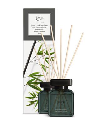 IPuro geurdiffuser black bamboo 2 x 50 ml