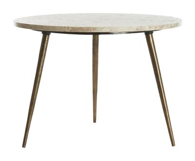 Light & Living Ronde Salontafel 'Zeca' Marmer, 59cm