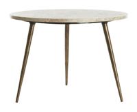 Light & Living Ronde Salontafel 'Zeca' Marmer, 59cm - thumbnail