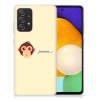 Samsung Galaxy A52 (5G/4G) Telefoonhoesje met Naam Monkey - thumbnail
