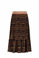 Like Flo Meisjes rok - AOP mesh lang - Camel - thumbnail