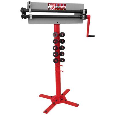 Sickenmachine Holzmann Maschinen SKM470S Zacht staal: 0,8 mm, roestvrij staal: 0,5 mm, koud gebogen staal: 0,6 mm, aluminium: 1,3 mm, messing zacht: 1,1 mm,