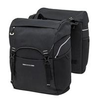 Newlooxs New looxs sports dubbele fietstas zwart/grijs - thumbnail