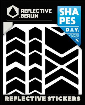 REFLECTIVE BERLIN reflex-sticker "shapes" refl.sticker refl.berlin chevrons black