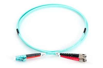 Digitus DK-2531-03/3 Glasvezel Optische vezel Aansluitkabel 3.00 m Turquoise [1x LC-stekker - 1x ST-stekker] 50/125 µ Multimode OM3