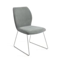 Jesper Home Eetkamerstoel 'Ikata' Slide Steel, kleur Breezy Blue - thumbnail