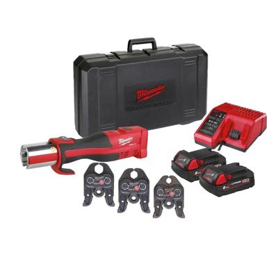 Milwaukee M18 BLHPT-202C M-SET Accu Compact Persgereedschap FORCE LOGIC™ 18V 2.0Ah in koffer - 4933451133 Milwaukee M18 BLHPT-202C M-SET Accu Compact Persgereedschap FORCE LOGIC™ 18V 2.0Ah in koffer - 4933451133