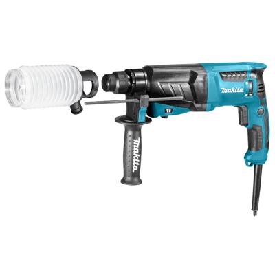 Makita HR2630J Combihamer SDS-Plus 2,4J + stofafzuigset 800W in Mbox