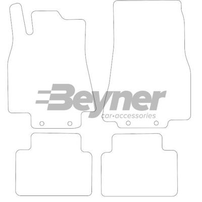 Velours Automatten passend voor Mercedes-Benz A-Klasse W169 2 HL1461854