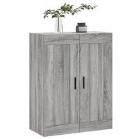 Wandkast 69,5x34x90 cm bewerkt hout grijs sonoma eikenkleurig - thumbnail