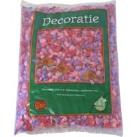 Zak a 1 kg glitter gravel mix roze Gebr. de Boon - Gebr de boon - thumbnail