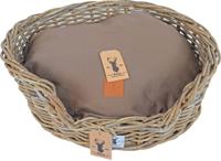 Boony Est 1941 ligkussen (Excl. Mand!) ovaal basic brown 60 cm Boony-Est-1941 Gebr. de Boon - Gebr de boon - thumbnail