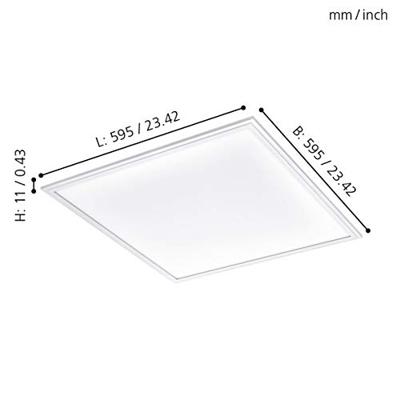 Eglo Led plafondlampSalobrena 1 40w - 4000K 60cm wit - 96153