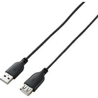 Renkforce USB-kabel USB 2.0 USB-A stekker, USB-A bus 1.00 m Zwart SuperSoft-mantel RF-4080795 - thumbnail