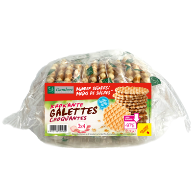 Krokante galetten lactosevrij 210 Gram
