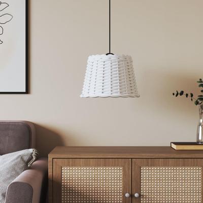 Plafondlampenkap 30x20 cm wicker wit Plafondlampenkap 30x20 cm wicker wit