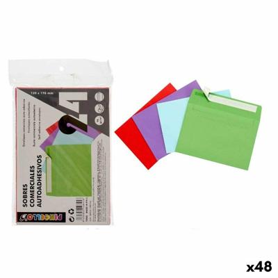 Enveloppen Pincello Multicolour Papier 12 x 1 x 17,5 cm 120 x 176 mm (48 Stuks)