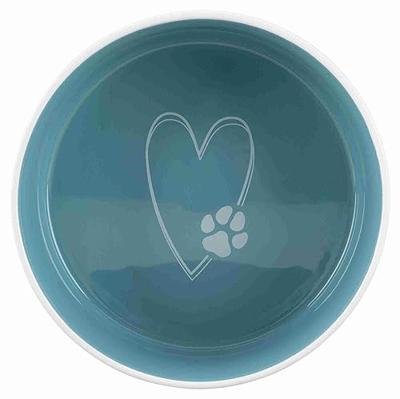 Voerbak voor honden Trixie Pet's Home Blauw Crème Ø 12 cm 300 ml