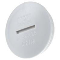 OBO Bettermann 2033032 108 M50 PS Blindstop PG50 Kunststof Lichtgrijs 1 stuk(s) - thumbnail