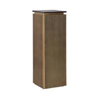 Richmond Zuil met opbergruimte 'Ironville' Marmer en Brass, 110 x 35cm - thumbnail