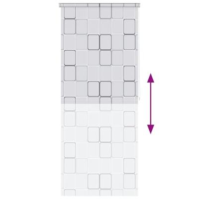 VidaXL Rolgordijn voor douche 80x240 cm vierkant VidaXL Rolgordijn voor douche 80x240 cm vierkant