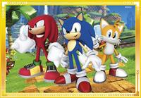 Clementoni puzzels sonic, 4in1 - thumbnail